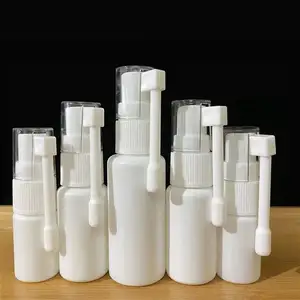 Spray nasal médico de 10ml, garrafa plástica portátil recarregável, medicina vazia, pulverizador nasal