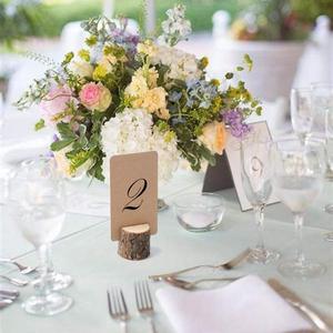 12 mini porte-cartes en bois et 24 cartes de placement en kraft, étiquettes alimentaires pour buffet de fête, porte-cartes nominatifs et porte-photos - Product Image 5