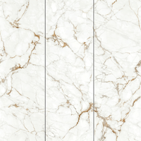 Carreaux à motif marbre blanc, parfaits pour les chambres, les halls, les salons, les salles à manger et les buanderies dans des designs modernes