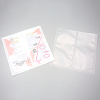 Sacs cosmétiques transparents stratifiés en plastique personnalisés pochette pour lotion liquide sac d'emballage scellé à trois côtés