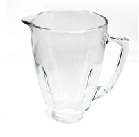 Bol de mixeur en verre pour cuisine domestique, compatible Osterizer, avec lames pour mixeur Oster, pour mixeur-pressoir, avec couvercle rond et base