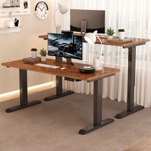 Escritorio de oficina eléctrico con control de memoria ergonómico, marco de Metal moderno, altura ajustable, mesa de ordenador duradera, buen precio ensamblada - Product Image 1
