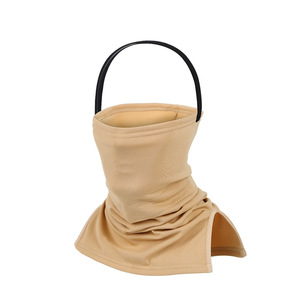 Warm Ski Face Mask Half Cover Neck Warmer Windproof Outdoor Cycling Snow Sports Unisex Adult Solid Color Fleece Protector - Product Image 5