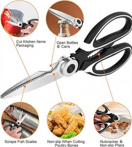 Ciseaux de cuisine robustes, cisailles de cuisine de qualité supérieure, ciseaux à volaille, compatibles lave-vaisselle, pour viande et aliments - Product Image 1