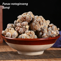 Raíz de Panax Notoginseng / Sanchi (San Qi) de Yunnan, Radix Pseudoginseng Entero Recién Cosechado, Venta al por Mayor de Raíz de Pseudoginseng para Té