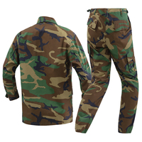 Tenue de combat et de chasse BDU en veste et pantalon renforcés Jungle Camo Ensemble tactique pour les environnements difficiles