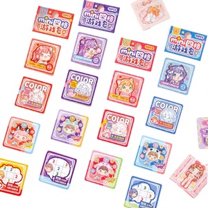 สติกเกอร์กระดาษทนทาน ระบายสีได้เอง ลายการ์ตูน แผ่นสติกเกอร์ขนาดเล็ก สมุดสติกเกอร์สำเร็จรูป ของขวัญส่งเสริมการขาย - Product Image 3