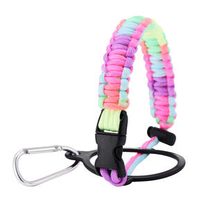 Correa Ajustable para Botella <span class=keywords><strong>de</strong></span> Agua con Cordón <span class=keywords><strong>de</strong></span> Paracaídas, Asa Resistente para Botella <span class=keywords><strong>de</strong></span> Agua, Accesorios para Botellas para Correr y Acampar - Product Image 4