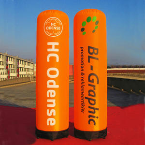 เสาเป่าลมสีสันสดใสสำหรับงานโฆษณาส่งเสริมการขายกลางแจ้ง งานแสดงสินค้า งานนิทรรศการ พร้อมไฟ LED - Product Image 3