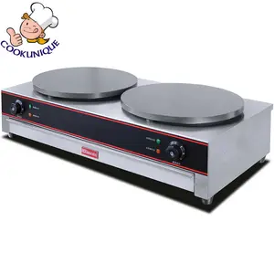 Electric Double Crepe Maker Pancake Making Machine