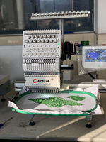 Machine à broder à tête unique SmallS avec dispositif à paillettes/cordon/perle