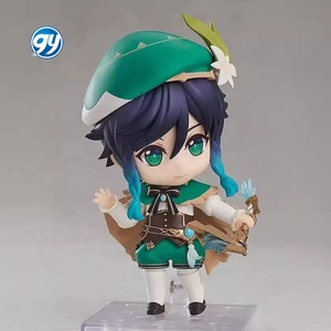 Genshined Impact Venti 1795 #   Figura de PVC de dibujos animados articulada, ecológica, estilo Chibi Nendoroid, modelo coleccionable, estatua de juego. - Product Image 5
