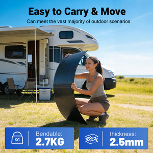 <span class=keywords><strong>Panneau</strong></span> <span class=keywords><strong>solaire</strong></span> flexible monocristallin ETFE <span class=keywords><strong>150W</strong></span> à haute efficacité, directement de l'usine, durable et pliable, <span class=keywords><strong>pour</strong></span> yacht et <span class=keywords><strong>camping</strong></span> - Product Image 1