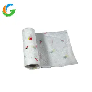 Golden Low Weight 100% Cotton Spunlace Non-woven Fabric Disposable Spunlace Nonwoven Colour-coded Wiping