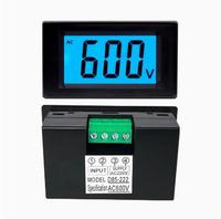 D85-222 Tampilan Digital AC Voltmeter 0-600V 0-199.9V Pengukur Tegangan Catu Daya AC220V Catu Daya Terisolasi