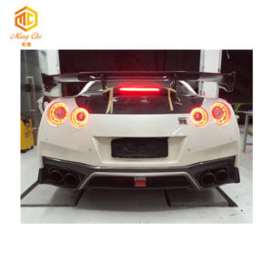 Aileron de coffre style NISMO en fibre de carbone pour Nissan GTR R35, GTR R45, GT-R35 - Product Image 6