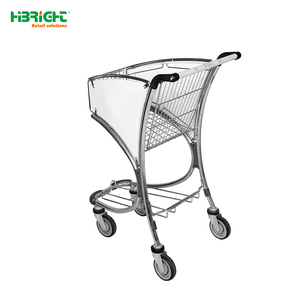 Carrito de Compras de Plástico de Alta Capacidad con Logotipo Personalizado, Movilidad Suave, Premium para Supermercado - Product Image 2