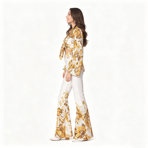Disfraz Retro <span class=keywords><strong>de</strong></span> los 70/80 Estilo Disco Hippie <span class=keywords><strong>para</strong></span> Hogmanay, Conjuntos a Juego <span class=keywords><strong>para</strong></span> Parejas, Poliéster, Unisex <span class=keywords><strong>para</strong></span> Adultos - Product Image 5