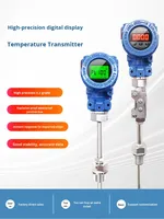 Transmetteur de température intégré antidéflagrant PT100 avec affichage numérique intelligent 4-20mA, résistance thermique K, OEM ODM