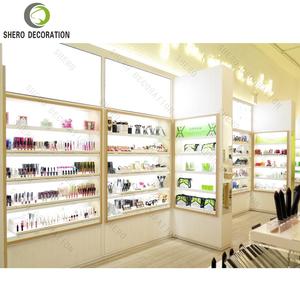 ชั้นวางสินค้าร้านเครื่องสำอาง เฟอร์นิเจอร์ร้านน้ำหอมแฟชั่น สำหรับตกแต่งร้านผลิตภัณฑ์ดูแลผิว และการออกแบบร้านแบรนด์น้ำหอม - Product Image 5
