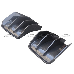Ailerons de type BKSS, ailerons de spoiler, séparateurs pour Chevrolet Corvette C7 Z06, diffuseur arrière en carbone, lèvre de pare-chocs - Product Image 3