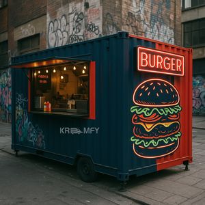 Restaurante Modular Portátil de Contenedores Prefabricados, Cafetería, Quiosco, de Lujo Moderno y Contemporáneo, con Alta Utilización del Espacio - Product Image 3