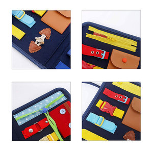 Guolely Busy Board Montessori <strong>Toy</strong> Plastic Wood Felt <strong>Travel</strong> <strong>Toy</strong> <strong>for</strong> <strong>1</strong>+ <strong>Year</strong> <strong>Old</strong> Boys &amp; Girls Perfect Gift - Product Image 3