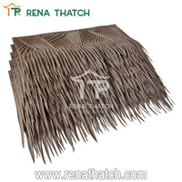 Chaume artificielle d'extérieur en plastique palmier synthétique toit de chaume gazebo paysage chaume maison de paille