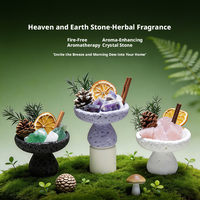 Diffuseur d'aromathérapie haut de gamme en pierre, pièce parfumée aux huiles essentielles, décoration de chambre longue durée sans flamme, cadeau