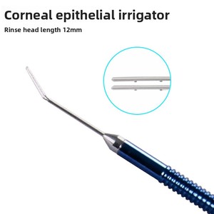 Instrumentos Oftálmicos: Irrigador Epitelial Corneal con Punta de Silicona Angulada de Grado Médico, Estéril, para Protección Ocular - Product Image 4