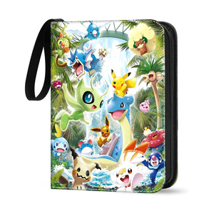 Offre Spéciale : Porte-cartes <span class=keywords><strong>Pokémon</strong></span>, Classeur de cartes à collectionner, <span class=keywords><strong>Album</strong></span> <span class=keywords><strong>Pokémon</strong></span> avec 50 feuilles premium à 4 pochettes, Contient 400 cartes - Product Image 2