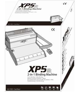 Mesin Penjilid Kantor Elektrik Otomatis Sisir & Kawat 2:1 Mesin Pembuat Buku Kertas Notebook TPPS XP5 IBind <span class=keywords><strong>Binding</strong></span> - Product Image 6