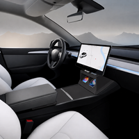 Für Tesla Model Y/3 Innenraum-Dekoration Mittelkonsole Silikonmatte Kabelloses Ladepad Innenraum Direkt ab Werk Preise