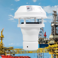 Anémomètre ultrasonique industriel RK120-09, anti-interférence puissant, IP65, matériau ASA, pour la surveillance des plateformes de forage offshore