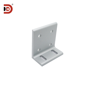 Profilés en aluminium Connecteurs 20/30/40, composants de fixation à angle droit, composants de coin de code d'angle d'extrusion asymétrique - Product Image 5