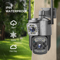 Wistino V380 Caméra IP extérieure Mini caméra PTZ 4G HD 6MP Carte SIM sans fil CCTV Caméra PTZ IP 4G