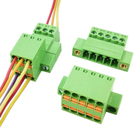 Bloc de bornes mâle-femelle à pas de 3,50 mm - Connecteur à vis à bride avec fiche à ressort double rangée pour applications en ligne 2-24P