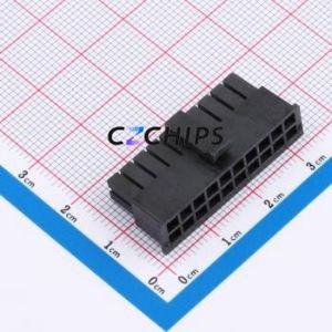 WAFER-MX3.0-20PJK-GB Housing (Wire-to-Board / Wire-to-Wire) P=3.03mm Connector 2x10P 3.03mm Micro-Fit (MX 3.0) 3.03mm - Product Image 1