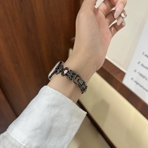 BEEFLYPOWER Correa Metálica Musical con Diseño de Gato, 18 20 22mm, para <span class=keywords><strong>Apple</strong></span> Series 11 10 9, Correa para Reloj Huawei <span class=keywords><strong>Xiaomi</strong></span>, Accesorios para Pulsera - Product Image 2