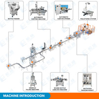 Ligne de production de machines de remplissage, de bouchage et d'étiquetage automatiques pour les graines de lotus, les baies de goji, les dattes rouges, les granulés en bouteilles et en pots en plastique