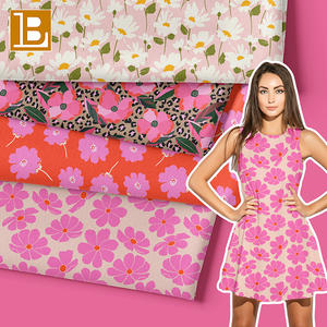 ผ้าทอ BILU ลายดอกไม้สีชมพู <span class=keywords><strong>Marimekko</strong></span> Unikko ผ้าดีไซเนอร์ 100% ผ้าฝ้ายทวิล ป๊อปลิน สำหรับตัดเย็บเสื้อผ้าและชุดเดรส - Product Image 1