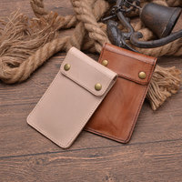 Montre unique en cuir véritable avec logo personnalisé étui de voyage pour montre pochette pour hommes sac de montre en cuir véritable végétalien antique