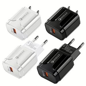 2025 Fast Charger Block QC3.0 Mobile Phone Charger 18W US/EU <b>Plug</b> Quick Charge Phone <b>Wall</b> Charger for Iphone for Huawei - Product Image 6