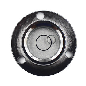 Nivel de burbuja de vidrio con base metálica de 32 mm con 4 orificios para tornillos de 18 mm de diámetro para construcción - Product Image 4