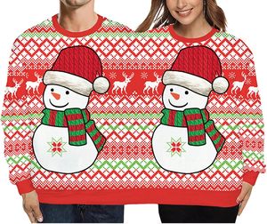 <span class=keywords><strong>Pull</strong></span> de Noël <span class=keywords><strong>moche</strong></span> personnalisé en usine ODM OEM <span class=keywords><strong>Pull</strong></span> de Noël en vrac pour deux personnes imprimé en 3D Couple Père Noël drôle Double <span class=keywords><strong>Pull</strong></span> de Noël - Product Image 3