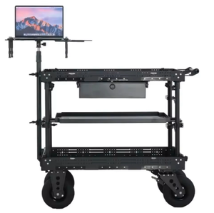 Chariot de moniteur professionnel en alliage d'aluminium pour la production <span class=keywords><strong>vidéo</strong></span> de voiture de télévision de film pour les réalisateurs de caméra sur le plateau - Product Image 3