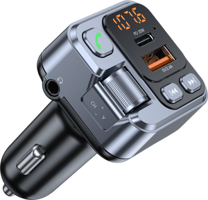 Affichage de fréquence LED transmission <span class=keywords><strong>Fm</strong></span> téléphone Charge rapide Kit mains libres <span class=keywords><strong>voiture</strong></span> récepteur <span class=keywords><strong>Bluetooth</strong></span> - Product Image 3