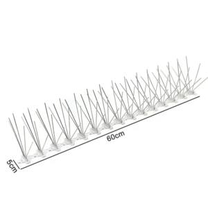 Spedizioni Veloci: Dissuasore Antivolatile Inox Ecologico Antiruggine, INNOCUO <span class=keywords><strong>per</strong></span> il Controllo dei Parassiti, Facile da Montare <span class=keywords><strong>per</strong></span> Tetti, Ringhiere e Superfici Ridotte - Product Image 2