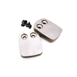 Plaques d'acier Plaques de fer Plaques de chaussures métalliques pour pédales magnétiques <span class=keywords><strong>VTT</strong></span> <span class=keywords><strong>VTT</strong></span> avec clip sans chaussure - Product Image 1