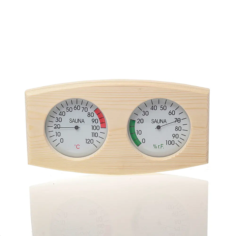 Termómetro digital LCD mini TPM10 con humedad para sauna